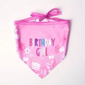 NEW Birthday Girl Dog Bandana